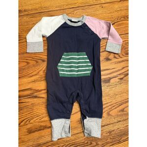 Hanna Andersson colorblock outfit size 12-18 month organic cotton